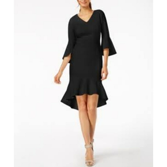 Calvin Klein Dresses & Skirts - Calvin Klein High Low flounce Steath Dress
